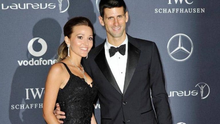Mulher de Djokovic quebra silêncio: «As únicas leis que devemos seguir são o amor e respeito»