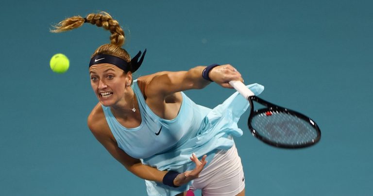 Kvitova continua a arrasar e só perde 58 minutos em court com Konta