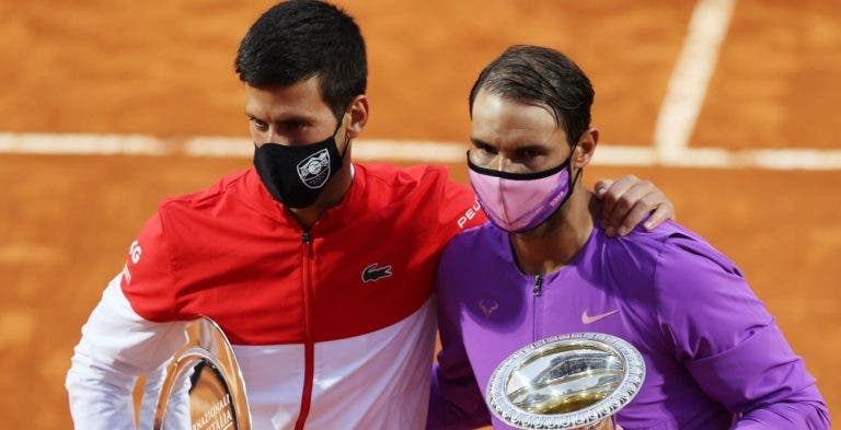 Sequência brutal de 18 anos com Djokovic e Nadal em Roma chega ao fim
