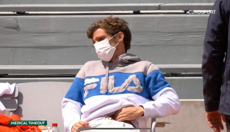 Pedro Sousa confirma lesão em Roland Garros: «Rasguei o abdominal»
