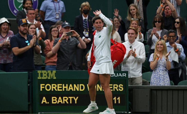 Carla Suárez Navarro teve despedida emocionante em Wimbledon com a mãe presente: «Foi perfeito»