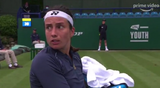 [VÍDEO] Sevastova perde paciência com espectador: «Cala a boca!»
