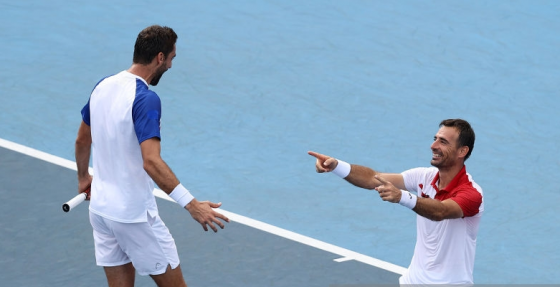 Krejcikova/Siniakova e Cilic/Dodig garantem primeiras medalhas de Tóquio’2020