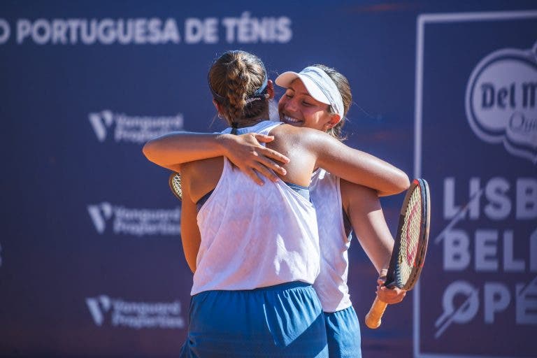 Francisca e Matilde Jorge na final de pares do Lisboa Belém Open