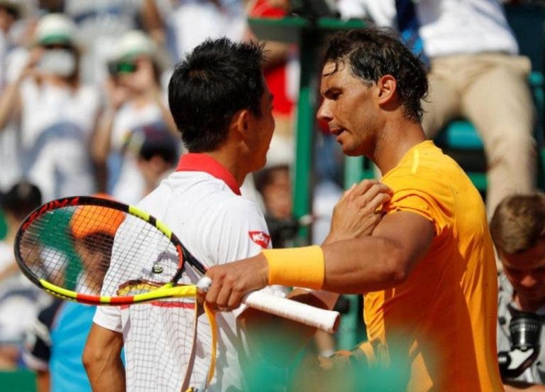Nadal: «Nishikori era top 5 e estaria sempre em meias-finais de Grand Slams sem as lesões»