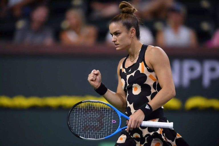Sakkari resiste a Halep em Moscovo e alcança meias-finais pela sétima vez em 2021