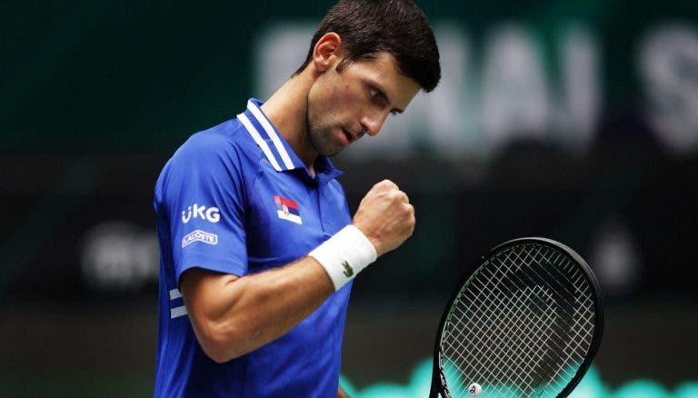 Djokovic não acusa a pressão e iguala eliminatória entre Sérvia e Alemanha