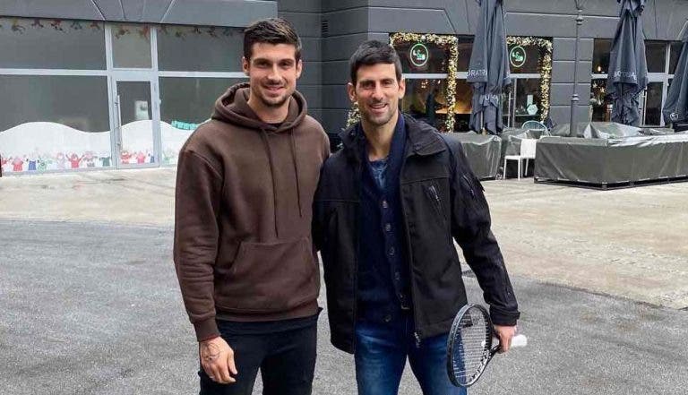Djokovic teve um encontro de Natal com um jogador… do Benfica