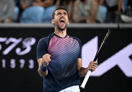 Ele está bem vivo! Cilic faz exibição a relembrar os velhos tempos e elimina Rublev do Australian Open