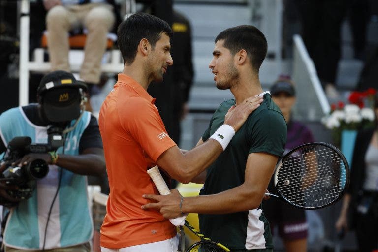 Djokovic também fez questão de dar os parabéns a Alcaraz pela conquista do US Open