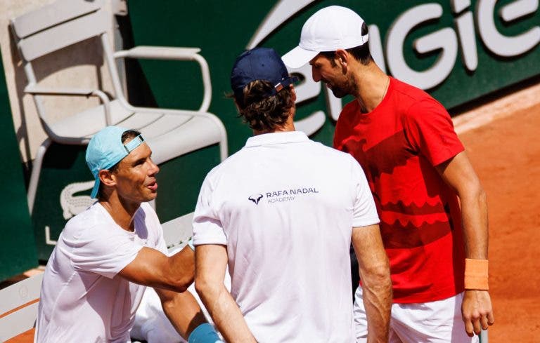 Djokovic e Nadal vão pedir para jogar a horas diferentes num eventual duelo em Roland Garros