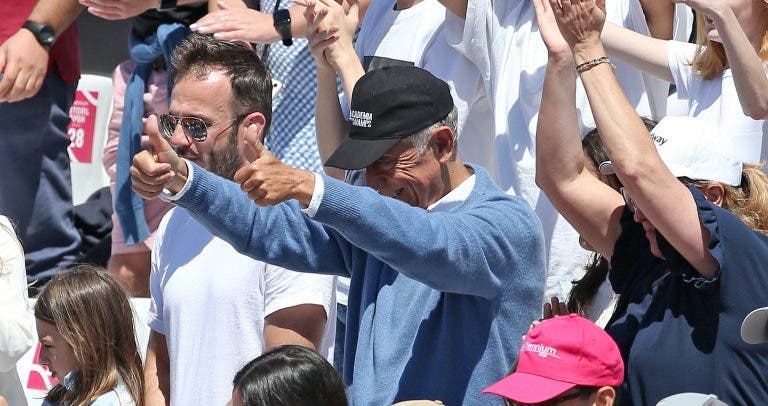 Presidente da República rendido a Borges e Cabral:  «Foram perfeitos»