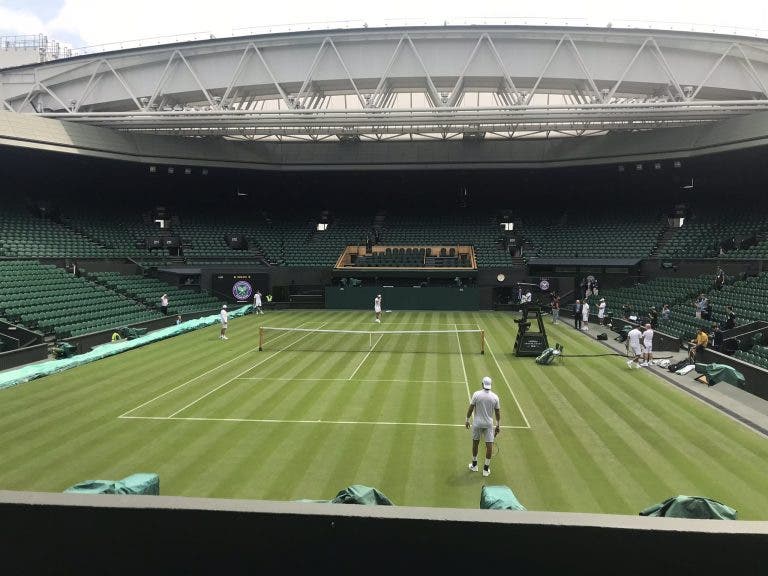 Nadal e Berrettini fazem história em Wimbledon com treino no Court Central