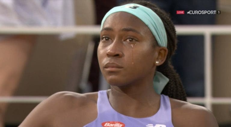 [VÍDEO] Gauff em lágrimas após perder a final de Roland Garros