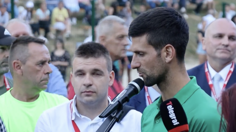 Djokovic deixa recado na Bósnia: «Espero jogar o Australian Open e o US Open»