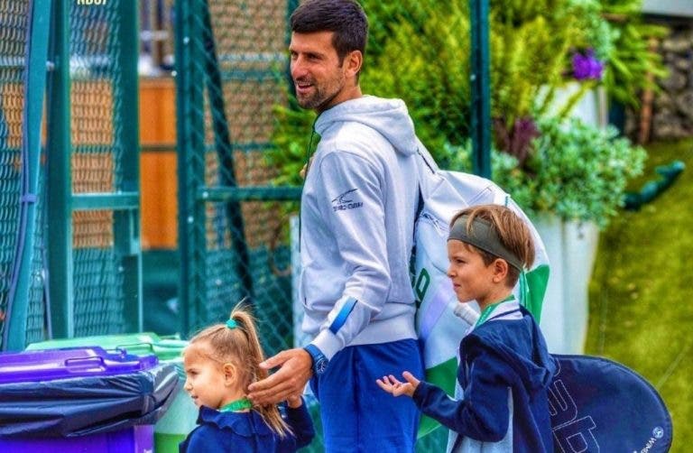 Temos jogador? Djokovic fala do amor do filho Stefan: «Está apaixonado pelo ténis»