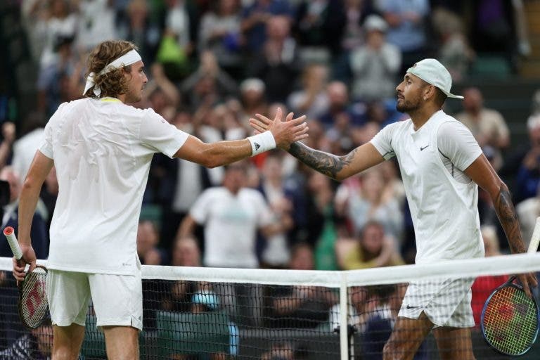 Wimbledon será tema? Kyrgios e Tsitsipas vão jogar pares juntos na Arábia Sáudita por culpa… do sorteio