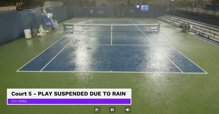 Washington cancela final da jornada por causa da chuva