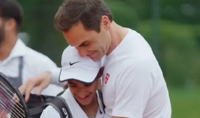 [VÍDEO] Federer surpreende criança com iniciativa de arrepiar