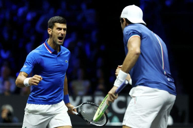 Europa-Mundo, 8-4: Djokovic brilha ao lado de Berrettini e abre vantagem