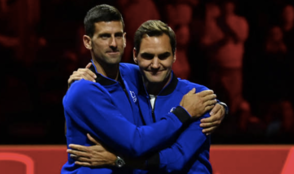 Bola Amarela on X: Novak Djokovic não deixou Roger Federer sem resposta!   / X