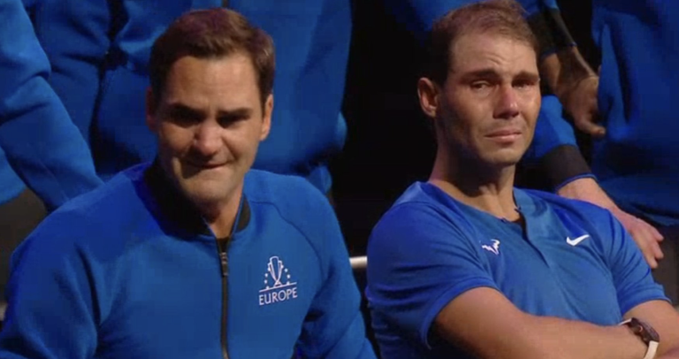 [VÍDEO] Nadal não conteve lágrimas durante o adeus emocionante de Federer