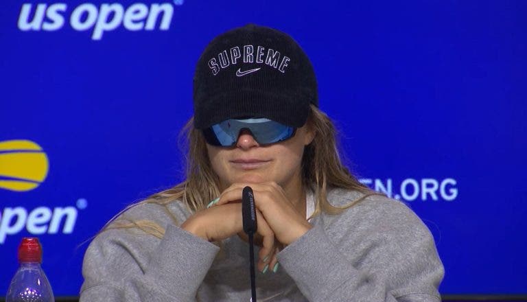 Sabalenka vê copo meio cheio: «Achava que não ia ganhar nem um encontro no US Open»