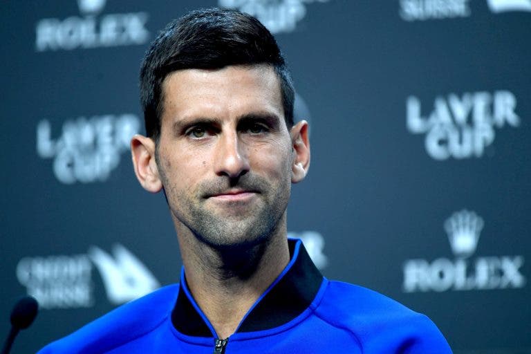 Djokovic radiante na Laver Cup: «Não podia faltar a um momento histórico como este»