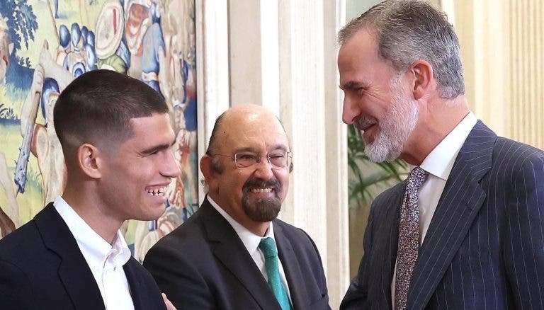 Alcaraz foi recebido pelo Rei de Espanha em Madrid: «Um privilégio»