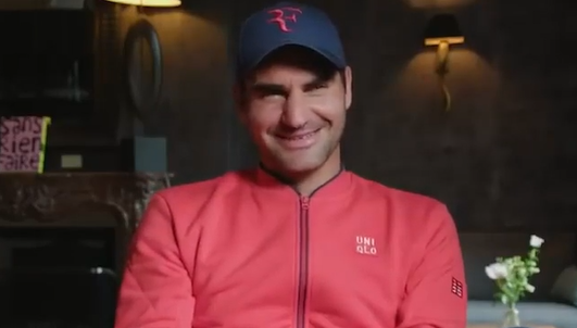 [VÍDEO] Federer abanou quando foi questionado sobre o dia do casamento… mas não caiu!