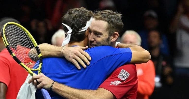 Sock: «Estou eternamente agradecido por ter jogado o último encontro de Federer»
