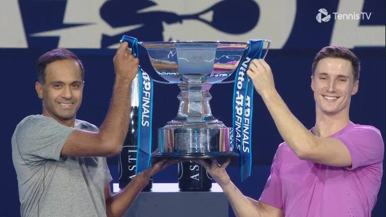 Ram e Salisbury fecham semana de luxo com conquista inédita nas ATP Finals