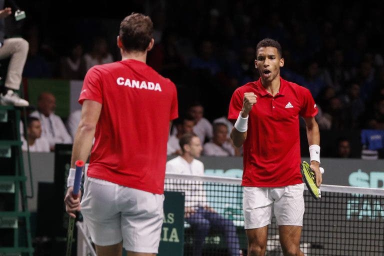 Canadá resiste no par decisivo (que teve Berrettini) e apura-se para a segunda final na Taça Davis