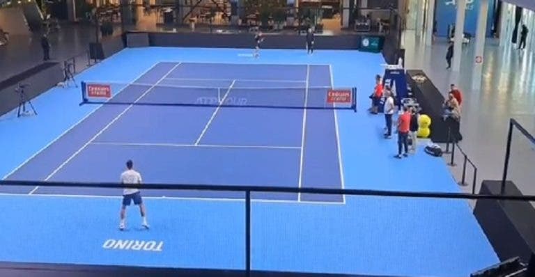 [VÍDEO] Djokovic já treina em Turim rumo às ATP Finals