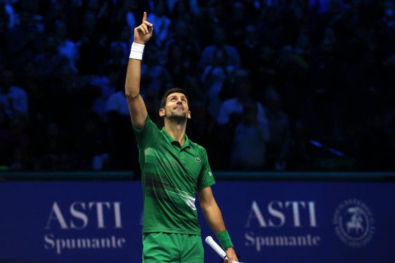 [VÍDEO] O momento em que Djokovic conquistou as ATP Finals pela sexta vez