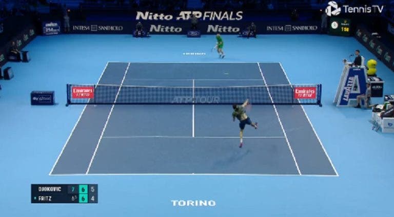 [VÍDEO] Fritz e Djokovic jogaram um dos pontos da semana em Turim