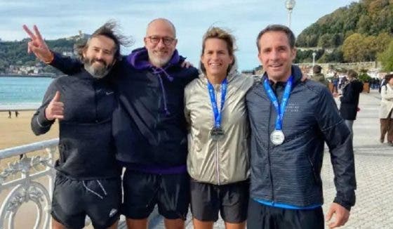 Amélie Mauresmo correu a maratona de San Sebastián