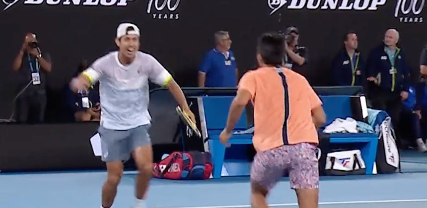 [VÍDEO] O incrível match point com que Kubler e Hijikata venceram o Australian Open
