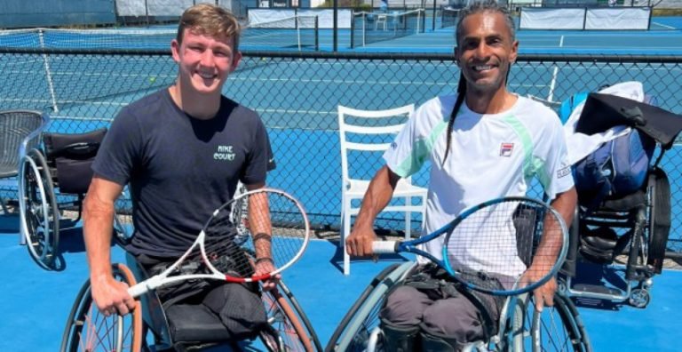 Ymanitu Silva fica com o vice nas duplas em cadeiras de rodas no Australian Open