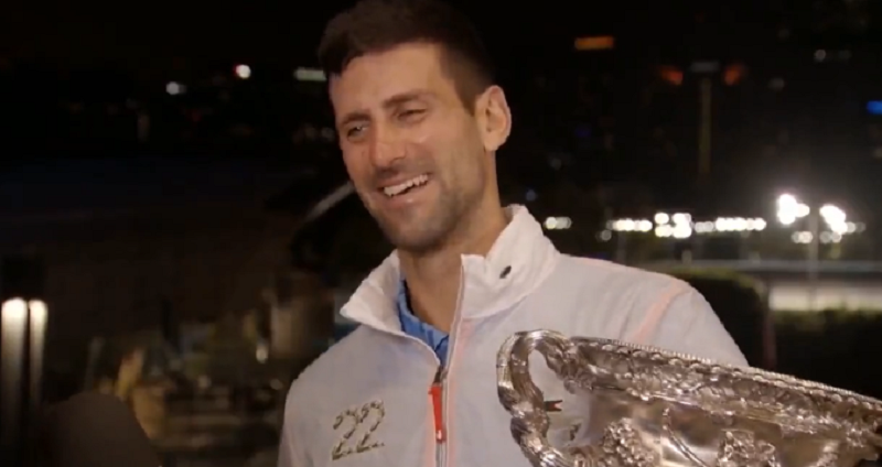 [VÍDEO] Djokovic cantou a icónica canção argentina do Mundial FIFA