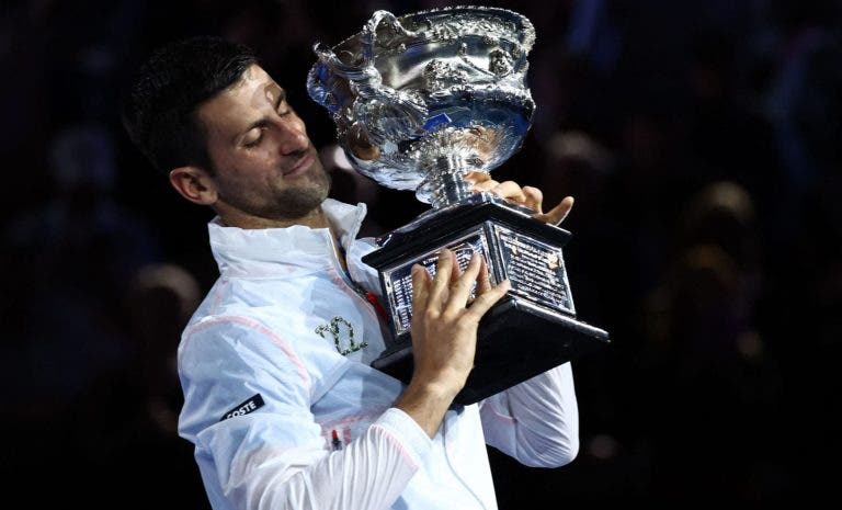 Djokovic amplia no Australian Open brutal domínio europeu nos Grand Slams