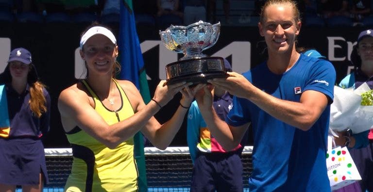 Stefani e Matos conquistam primeiro Grand Slam no Australian Open