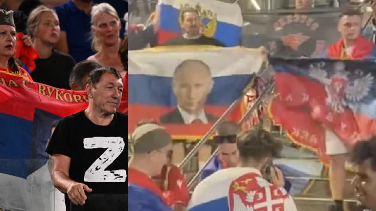 [VÍDEOS] Fãs gritam pela Rússia e por Putin após encontro de Djokovic