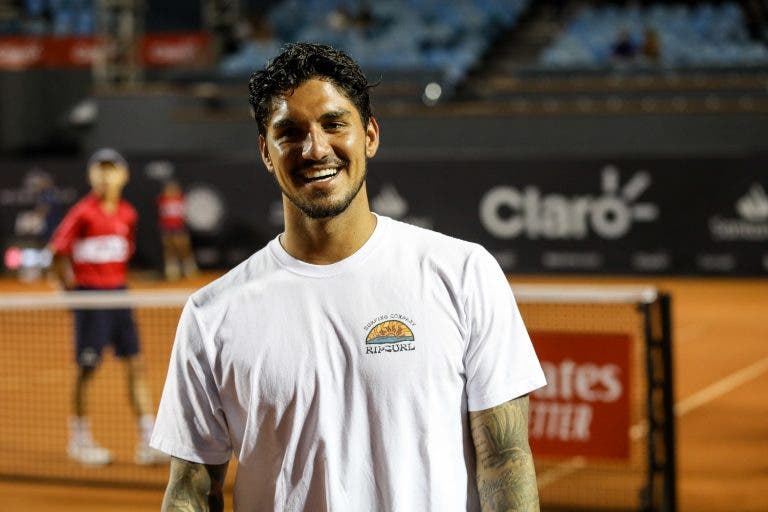 Gabriel Medina foi ao Rio Open para ver Carlos Alcaraz