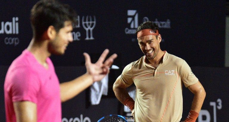 [VÍDEO] Alcaraz e Fognini deram show no Rio Open