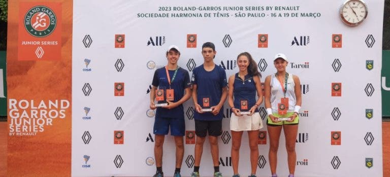 Brasileiros são vice-campeões do Roland-Garros Junior Series