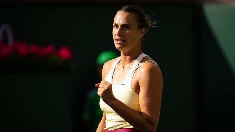 Sabalenka avisa concorrência: «Acredito cada vez mais em mim»