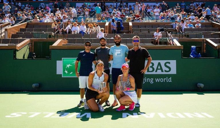 Bia Haddad celebra campanha em Indian Wells: “Bom começar a temporada com um troféu”