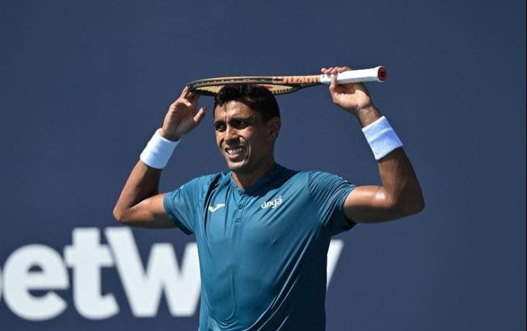 “Entreguei tudo, lutei até o final e joguei em grande nível”, diz Thiago Monteiro após eliminação em Miami