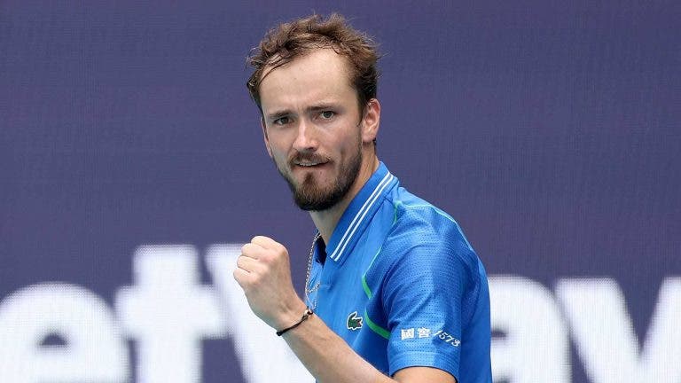 Medvedev é o primeiro tenista confirmado no regresso do ATP Tour à China